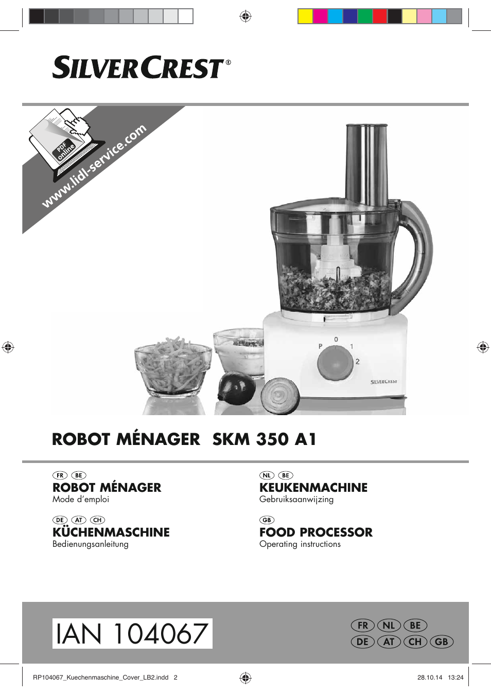 Silvercrest SKM 350 A1 User Manual | 62 pages