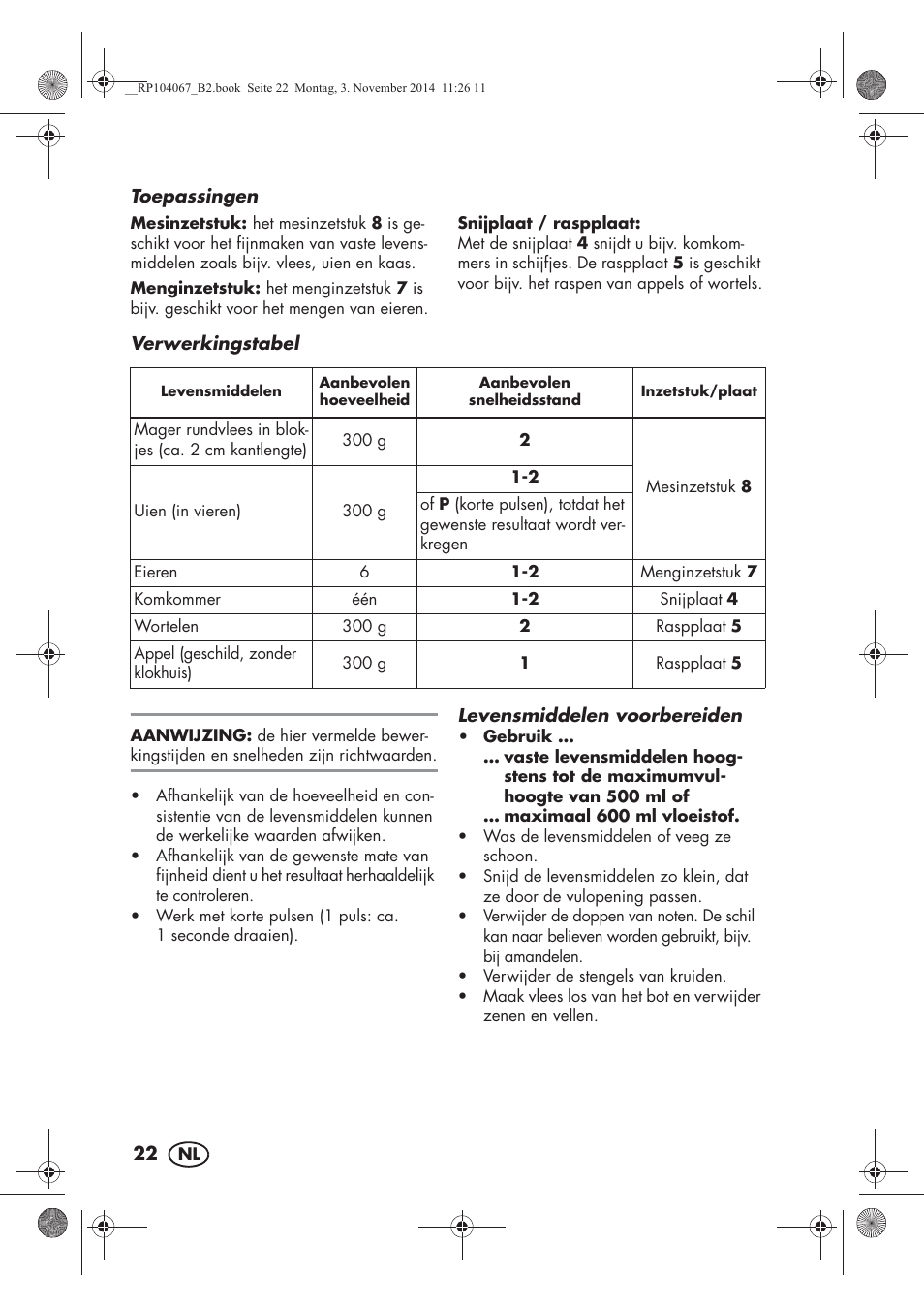 Silvercrest SKM 350 A1 User Manual | Page 24 / 62