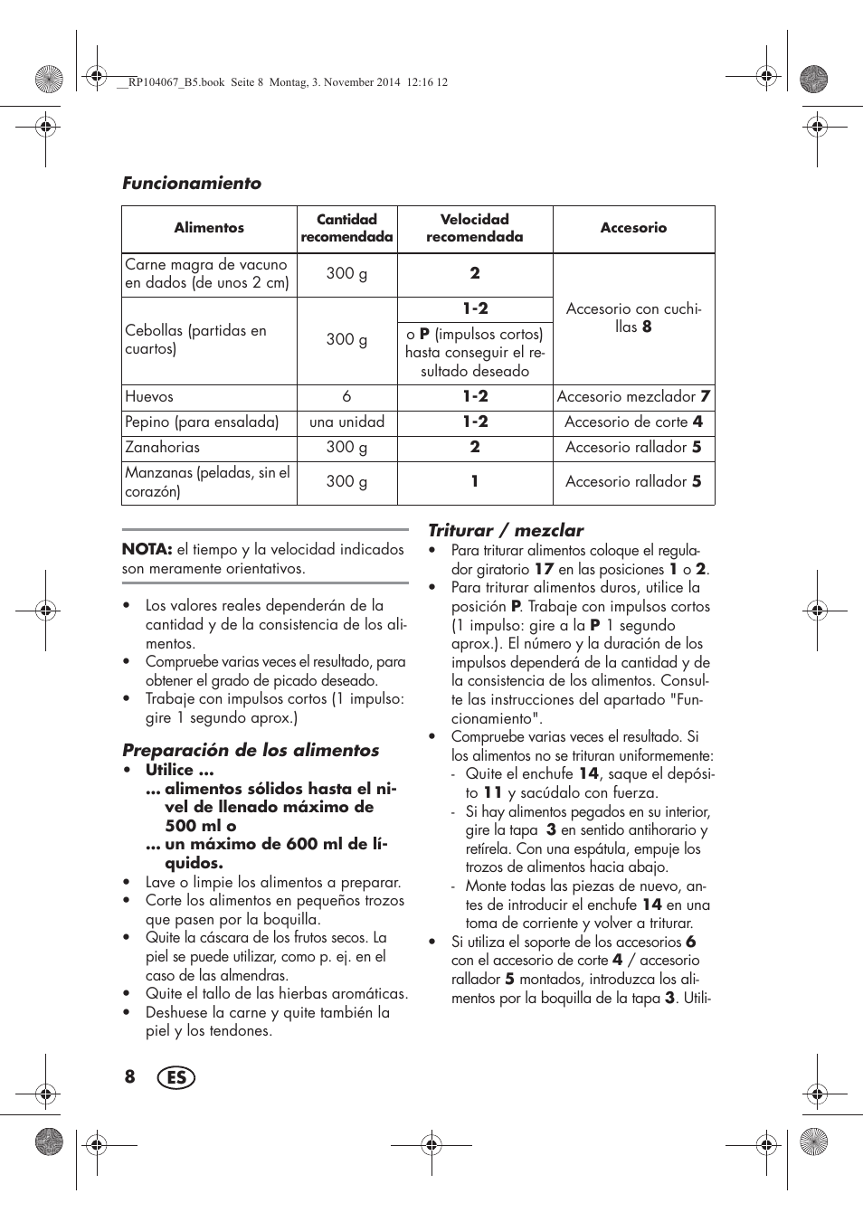 Silvercrest SKM 350 A1 User Manual | Page 10 / 74