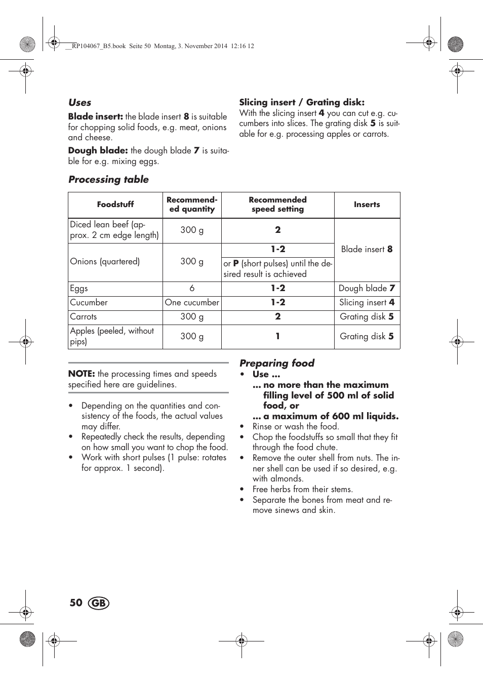 Silvercrest SKM 350 A1 User Manual | Page 52 / 74