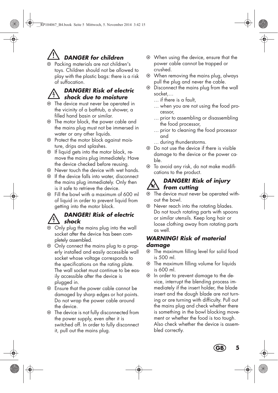 Silvercrest SKM 350 A1 User Manual | Page 7 / 102