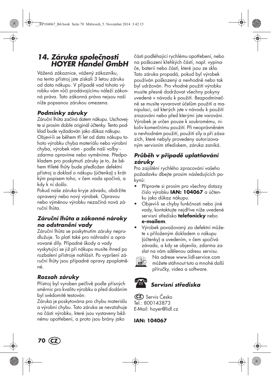 Záruka spolenosti hoyer handel gmbh | Silvercrest SKM 350 A1 User Manual | Page 72 / 102