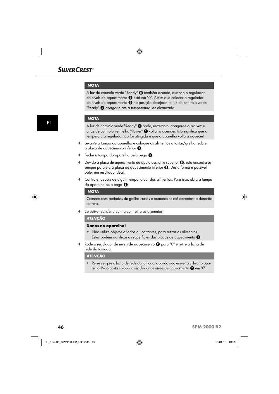 Silvercrest SPM 2000 B2 User Manual | Page 49 / 94