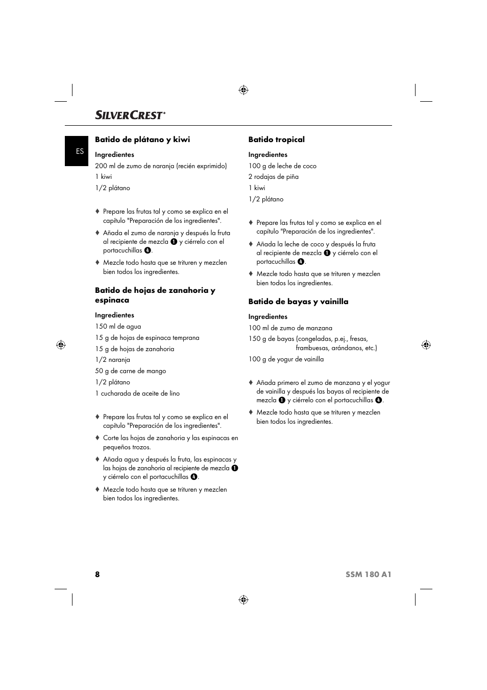 Silvercrest SSM 180 A1 User Manual | Page 11 / 54