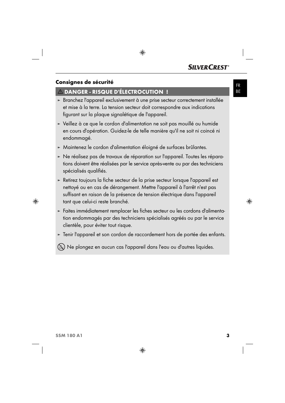 Silvercrest SSM 180 A1 User Manual | Page 6 / 34