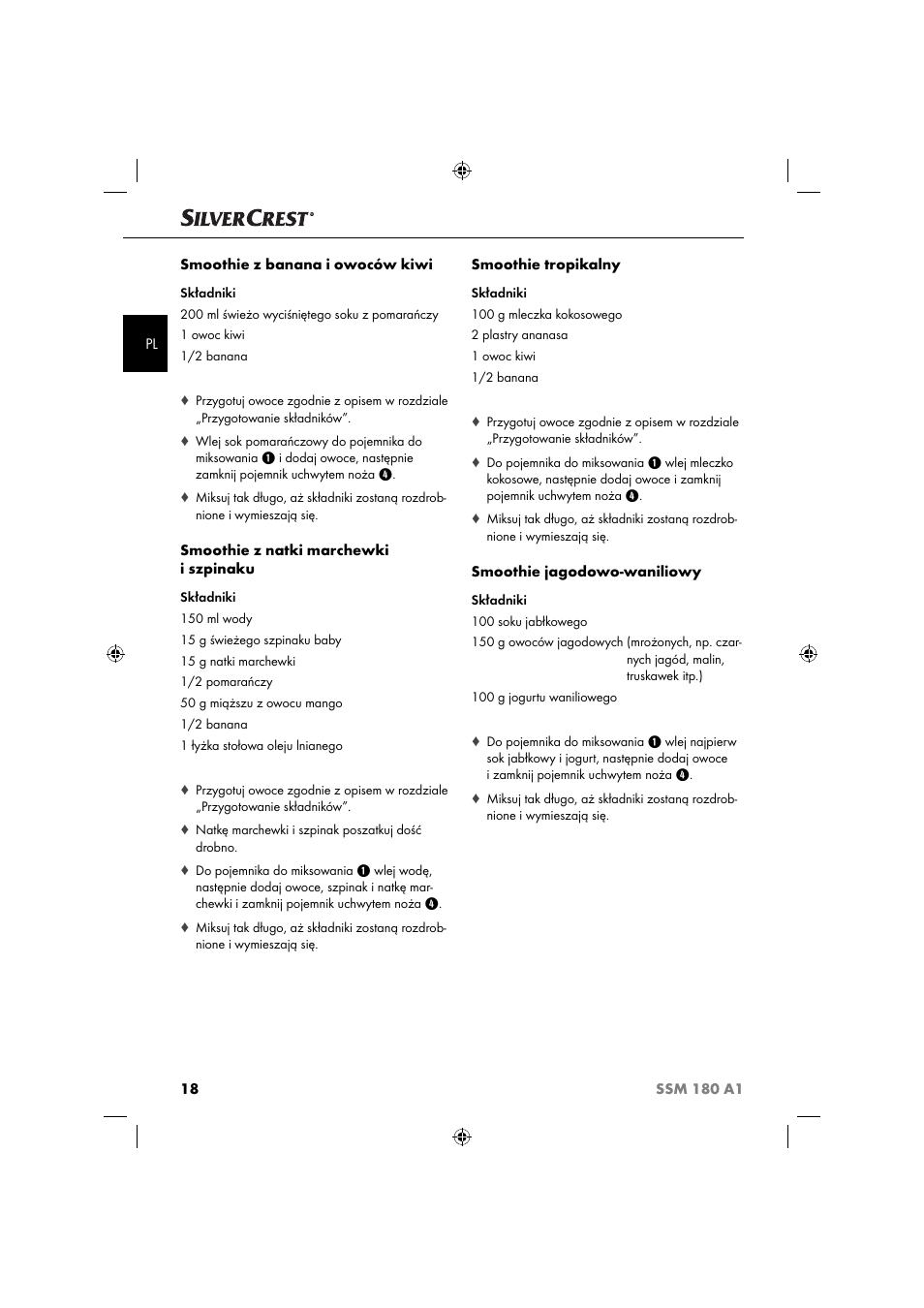 Silvercrest SSM 180 A1 User Manual | Page 21 / 64