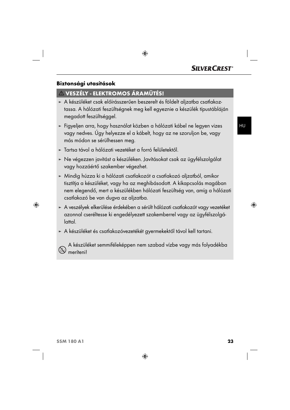 Silvercrest SSM 180 A1 User Manual | Page 26 / 64