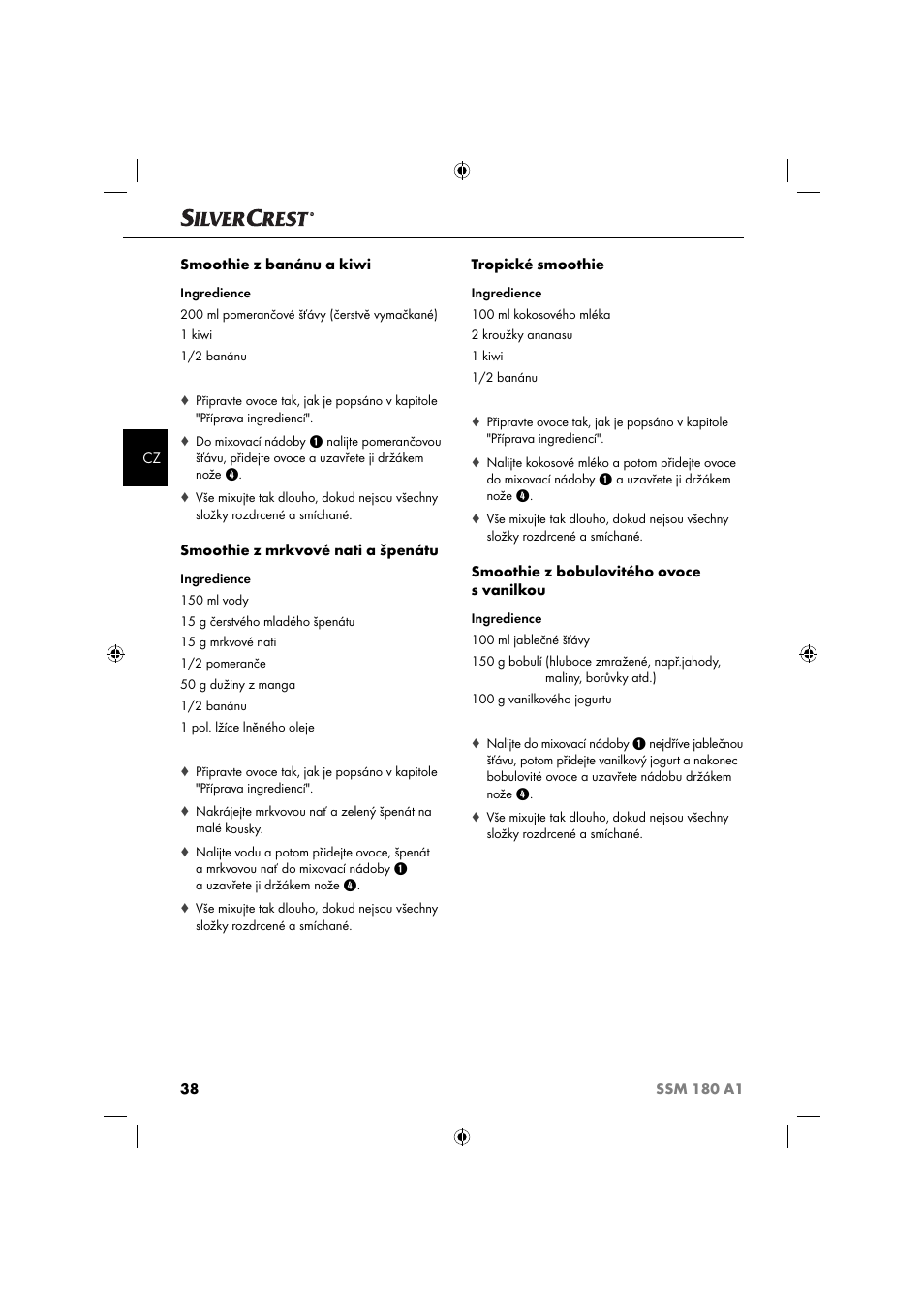 Silvercrest SSM 180 A1 User Manual | Page 41 / 64