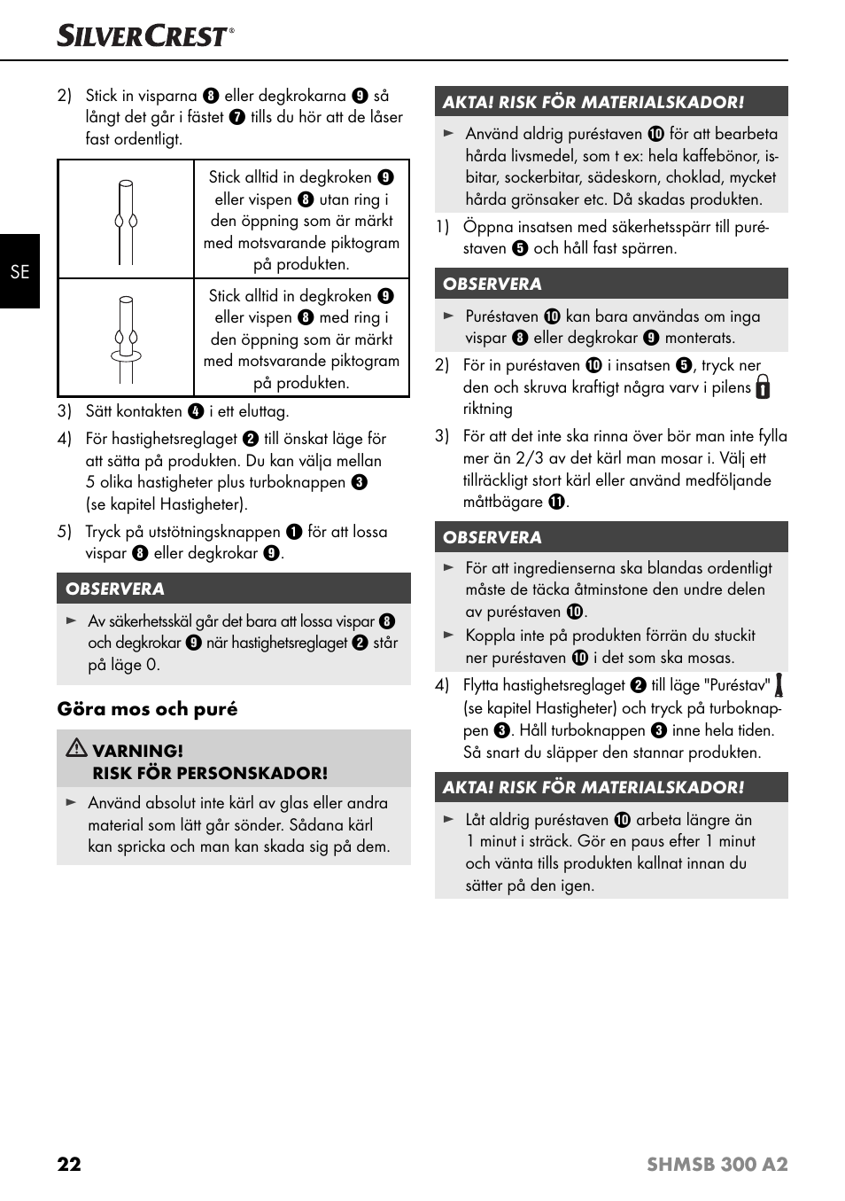 Silvercrest SHMSB 300 A2 User Manual | Page 25 / 60