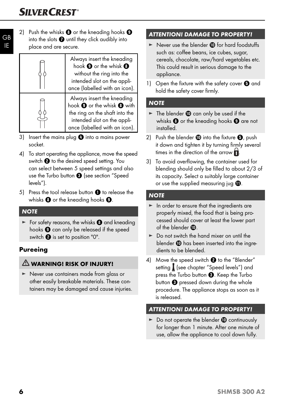 Silvercrest SHMSB 300 A2 User Manual | Page 9 / 60