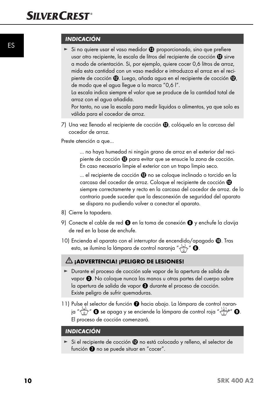 Silvercrest SRK 400 A2 User Manual | Page 13 / 84