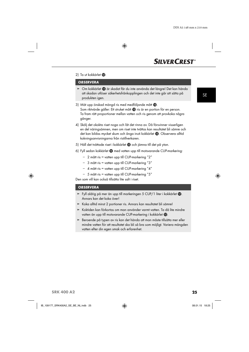 Silvercrest SRK 400 A2 User Manual | Page 28 / 84