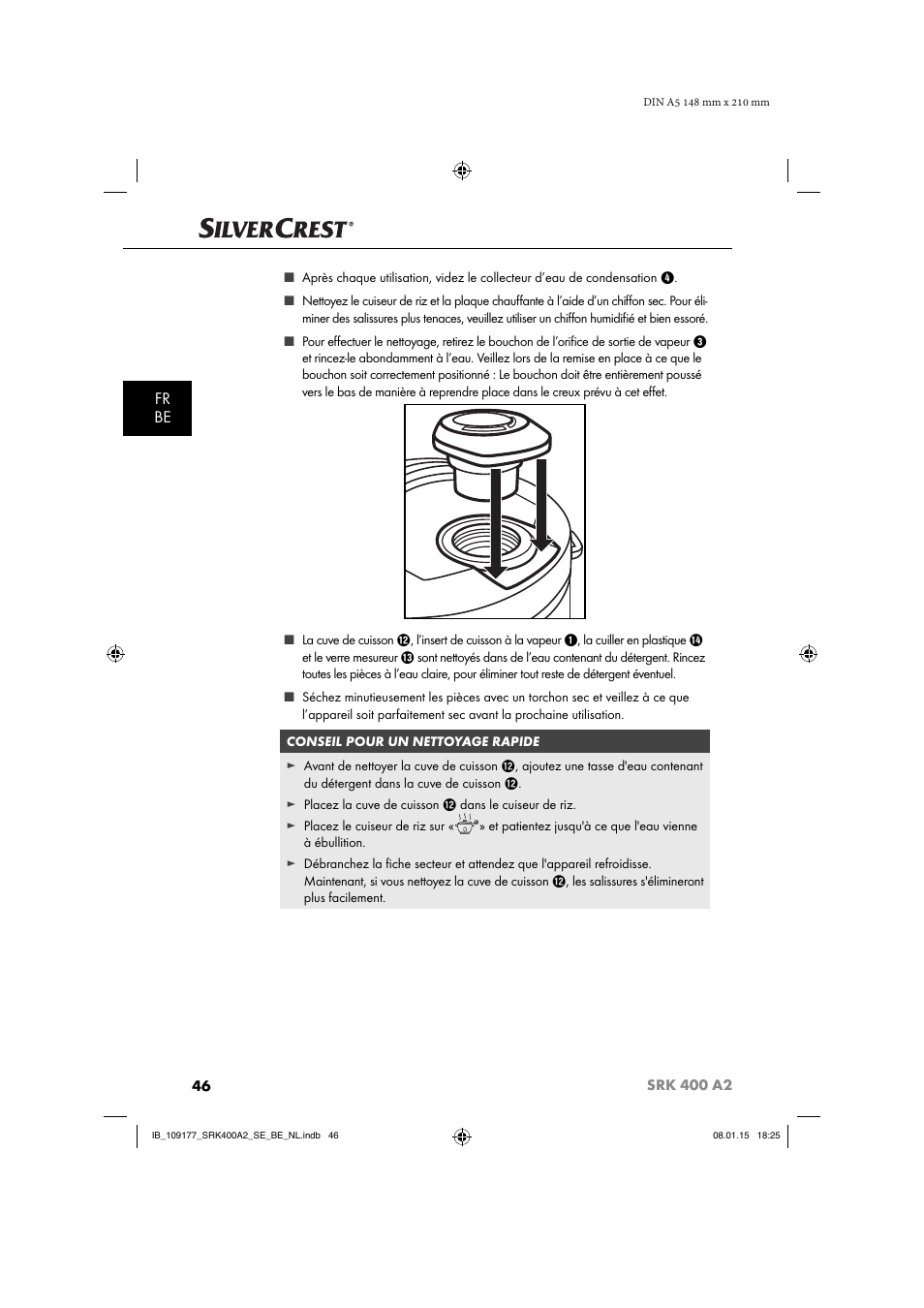 Fr be | Silvercrest SRK 400 A2 User Manual | Page 49 / 84