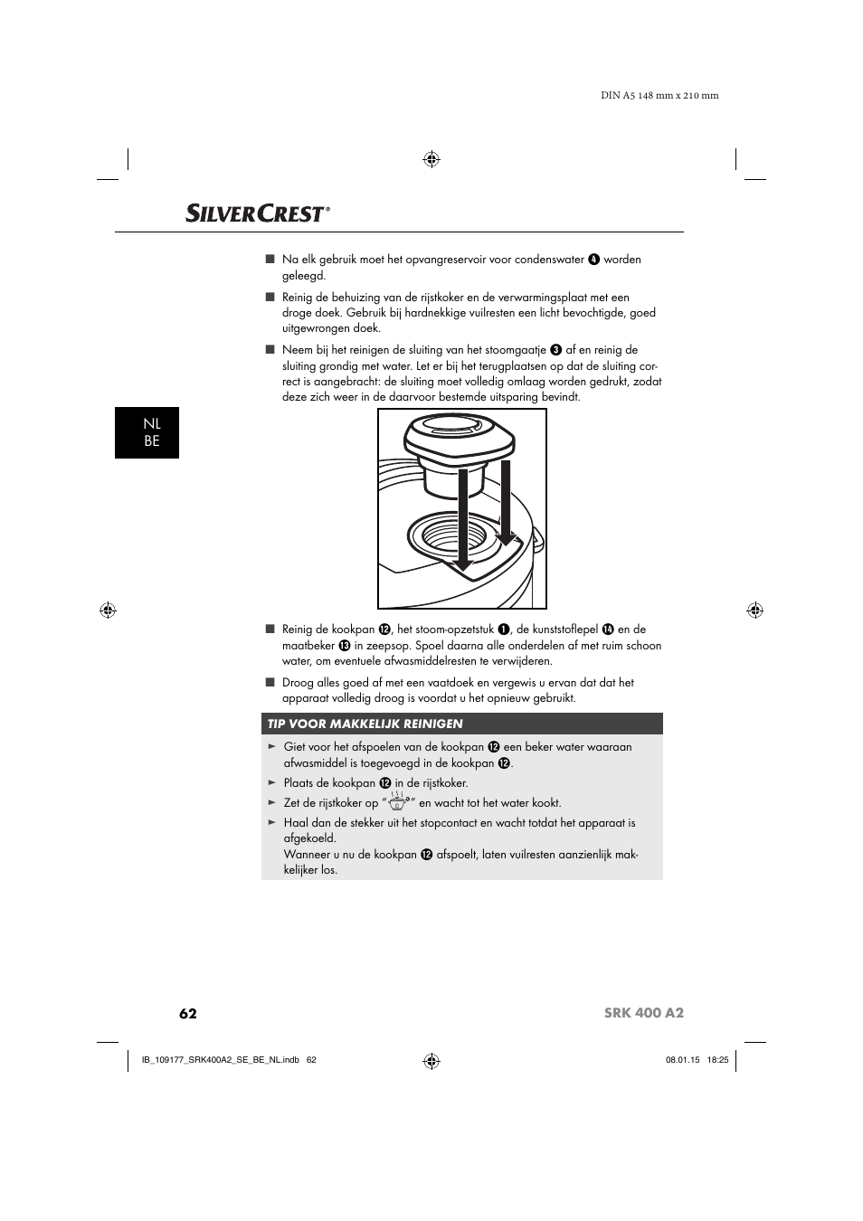 Nl be | Silvercrest SRK 400 A2 User Manual | Page 65 / 84