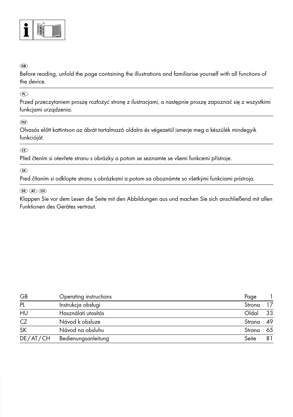 Silvercrest SRK 400 A2 User Manual | Page 2 / 100