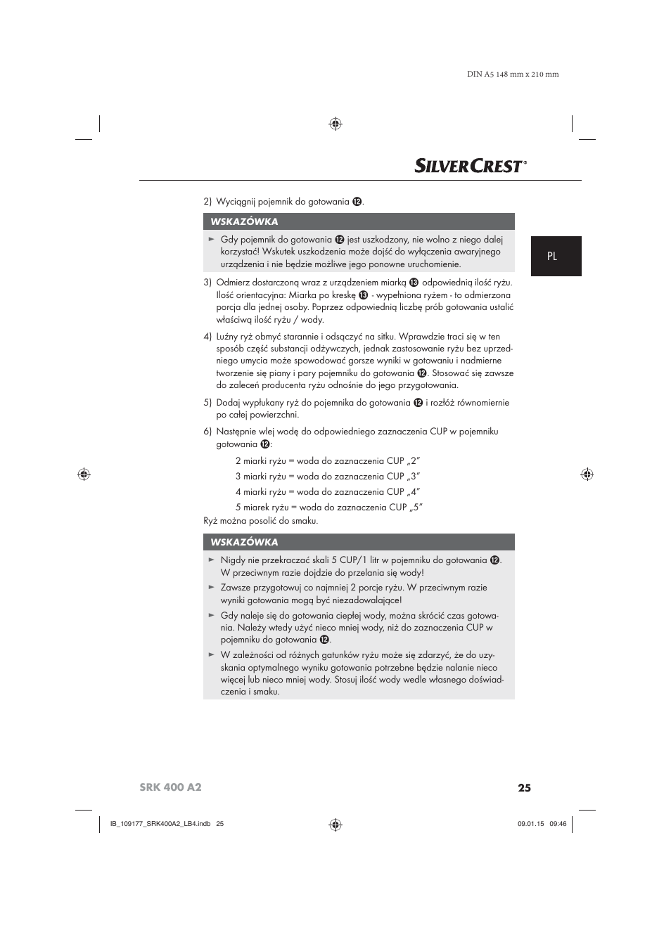 Silvercrest SRK 400 A2 User Manual | Page 28 / 100