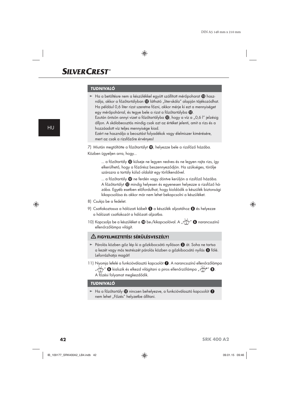 Silvercrest SRK 400 A2 User Manual | Page 45 / 100