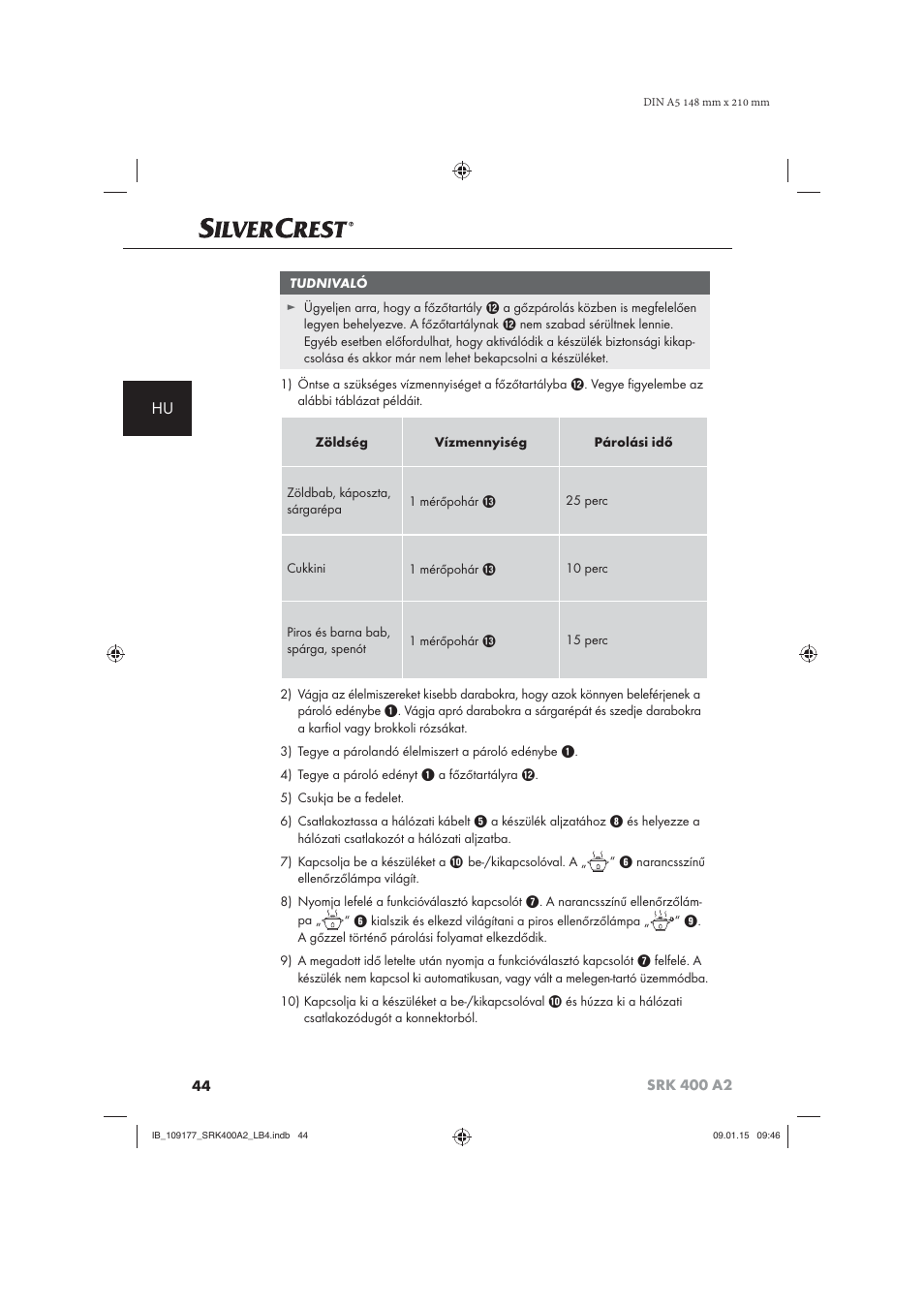 Silvercrest SRK 400 A2 User Manual | Page 47 / 100