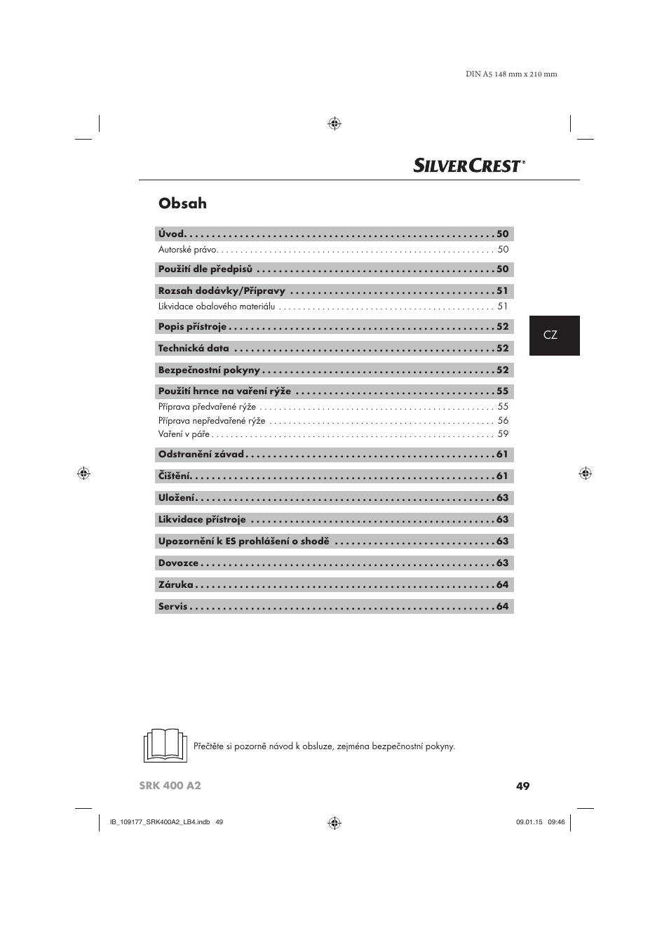 Silvercrest SRK 400 A2 User Manual | Page 52 / 100