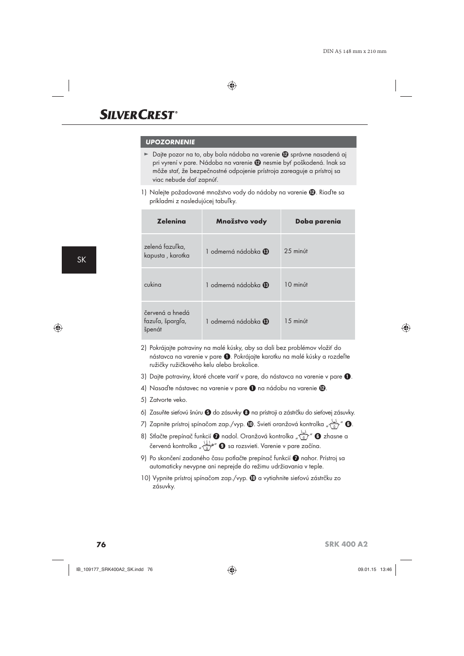 Silvercrest SRK 400 A2 User Manual | Page 79 / 100