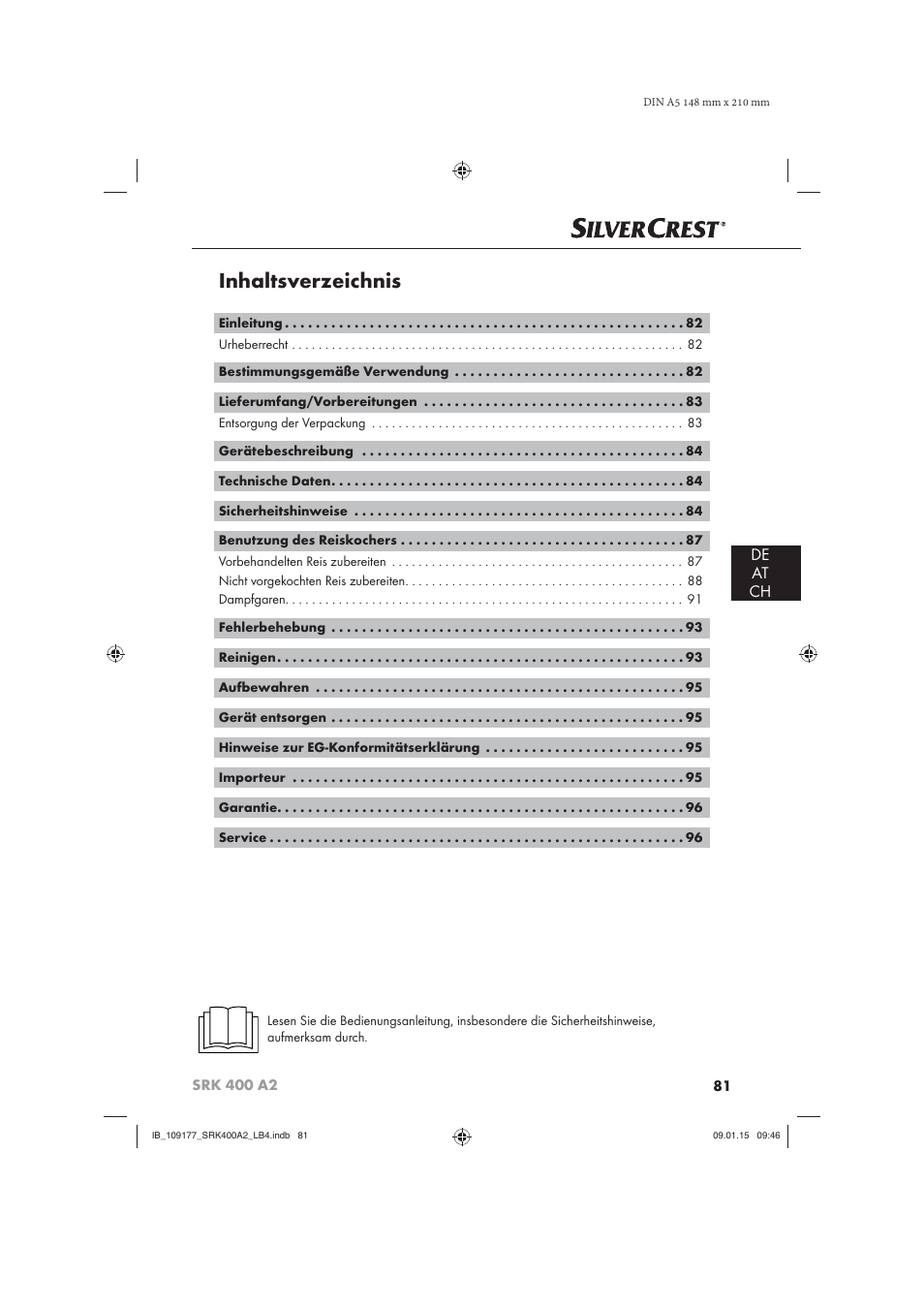 Silvercrest SRK 400 A2 User Manual | Page 84 / 100