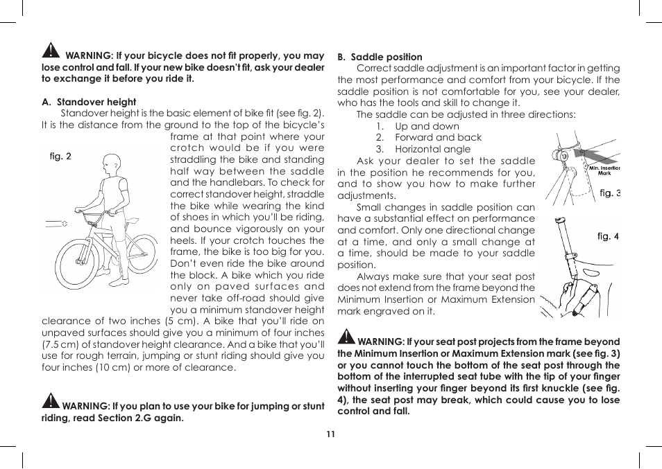 Diamondback Single-Speed Bicycle User Manual | Page 11 / 32