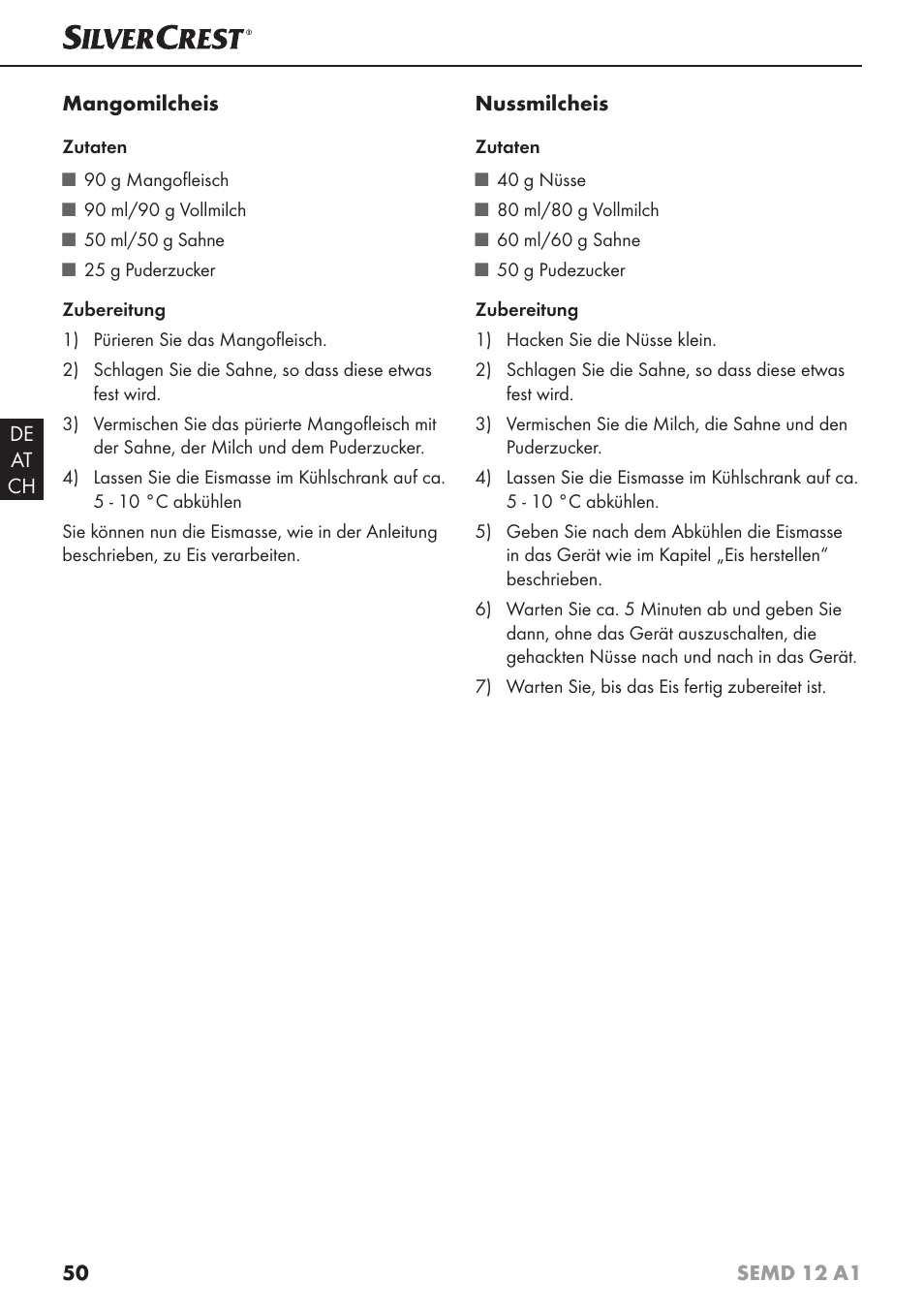 Silvercrest SEMD 12 A1 User Manual | Page 53 / 54