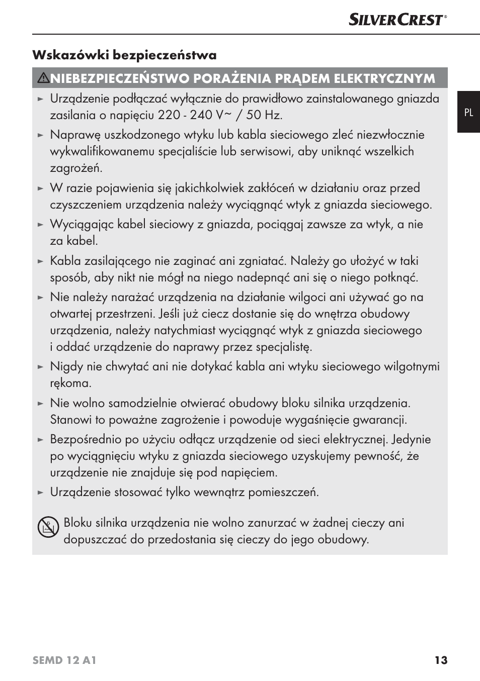 Silvercrest SEMD 12 A1 User Manual | Page 16 / 64