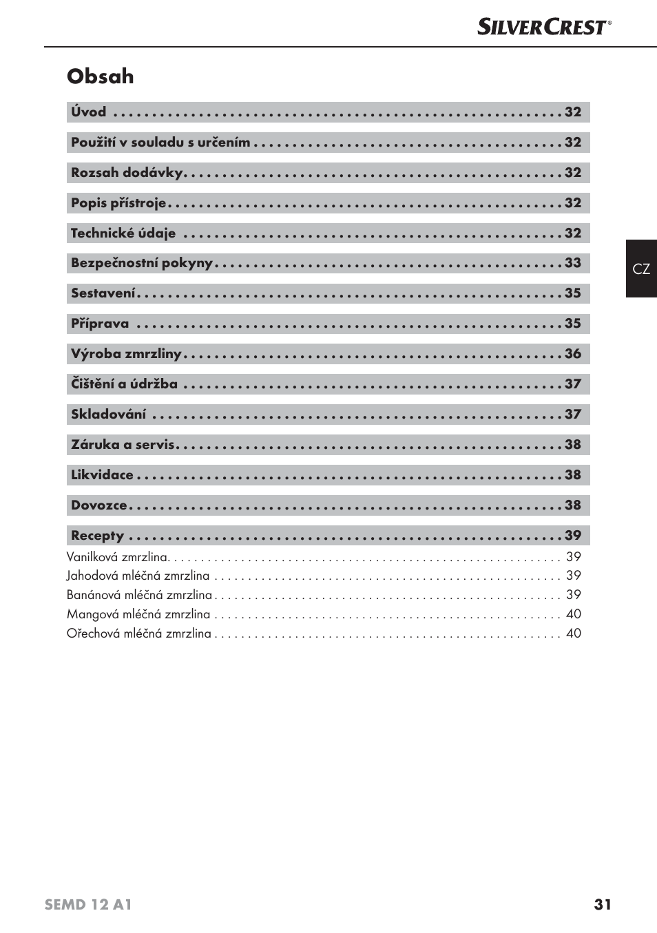 Silvercrest SEMD 12 A1 User Manual | Page 34 / 64