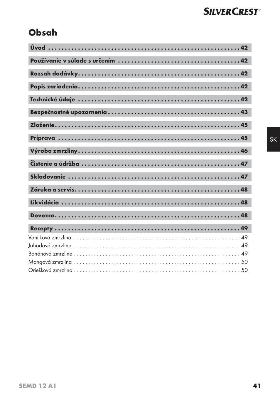 Silvercrest SEMD 12 A1 User Manual | Page 44 / 64