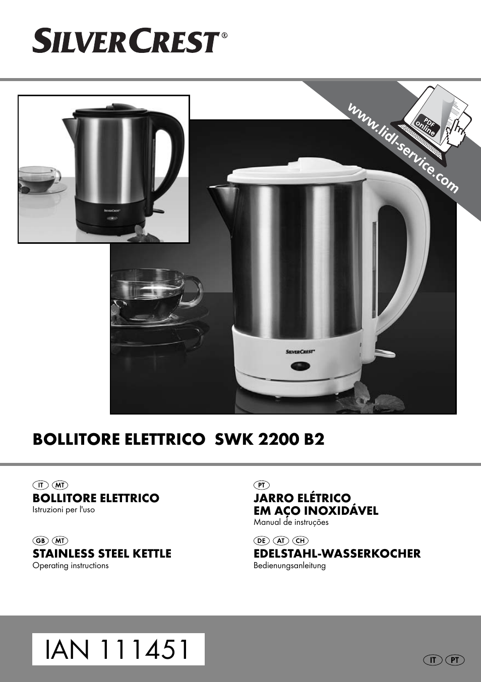 Silvercrest SWK 2200 B2 User Manual | 52 pages