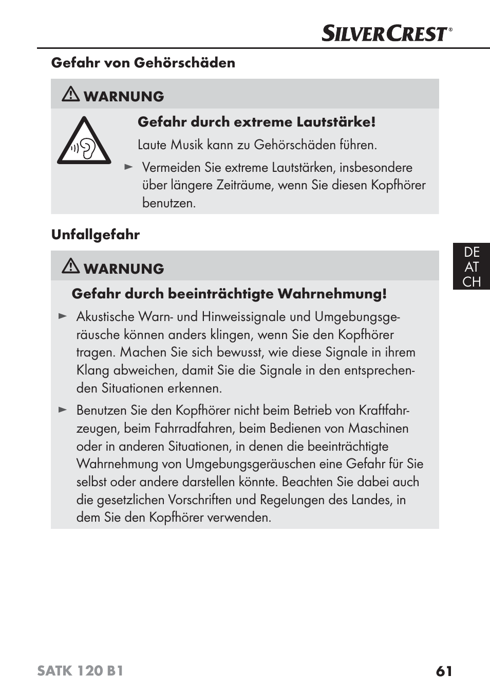 Silvercrest SATK 120 B1 User Manual | Page 64 / 74