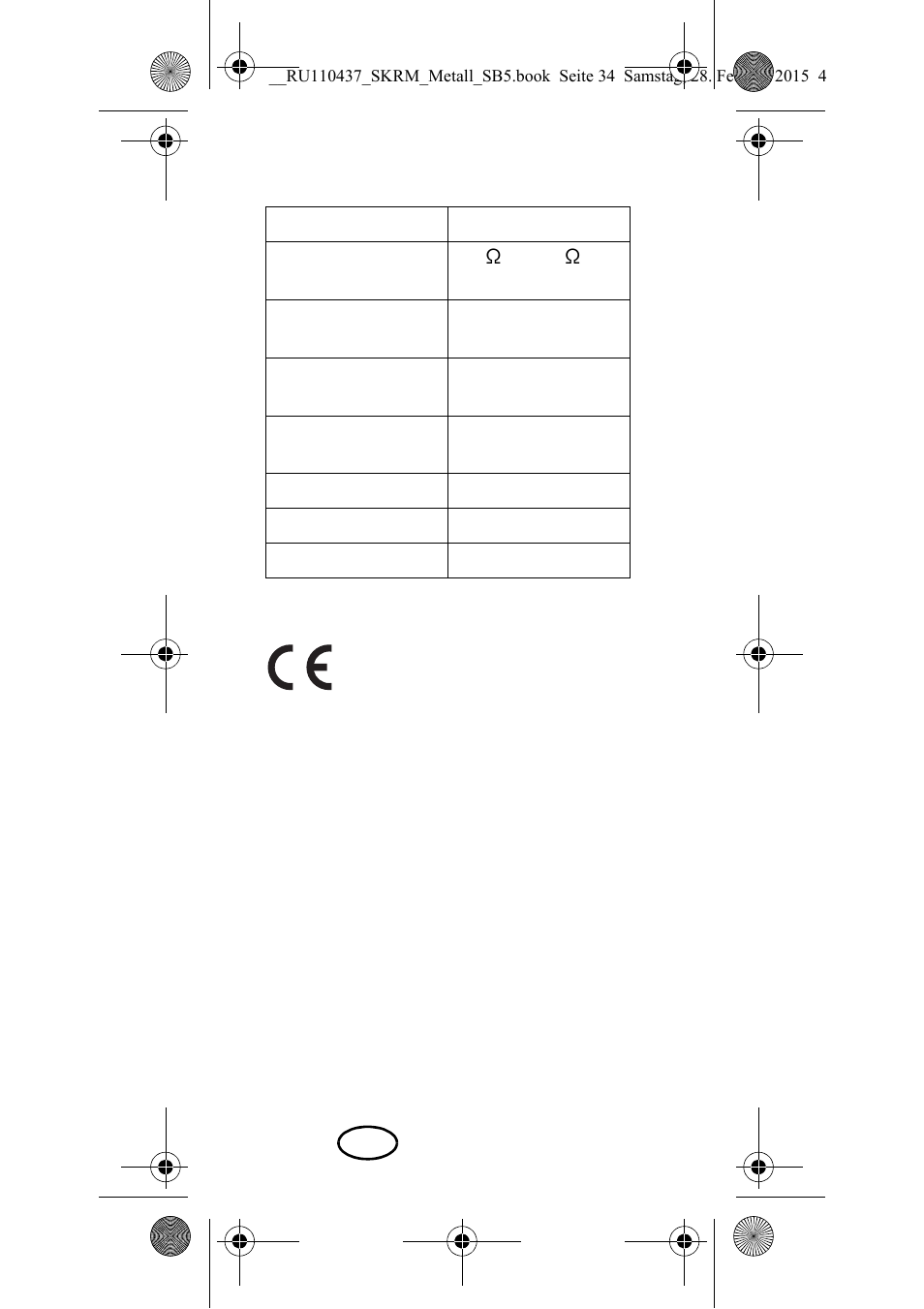 Technical specifications | Silvercrest SKRM 16 A1 User Manual | Page 36 / 54