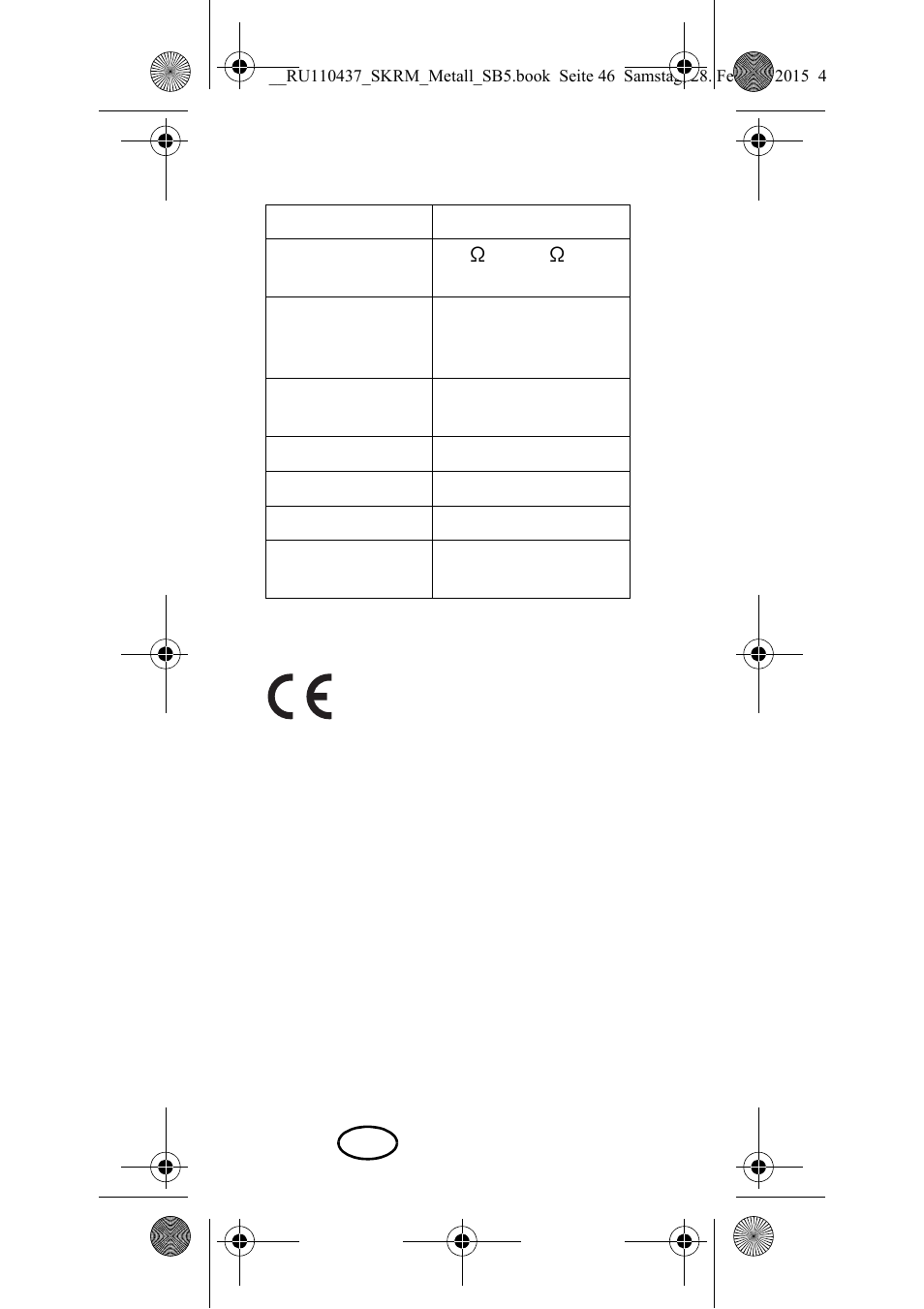 Technische daten | Silvercrest SKRM 16 A1 User Manual | Page 48 / 54