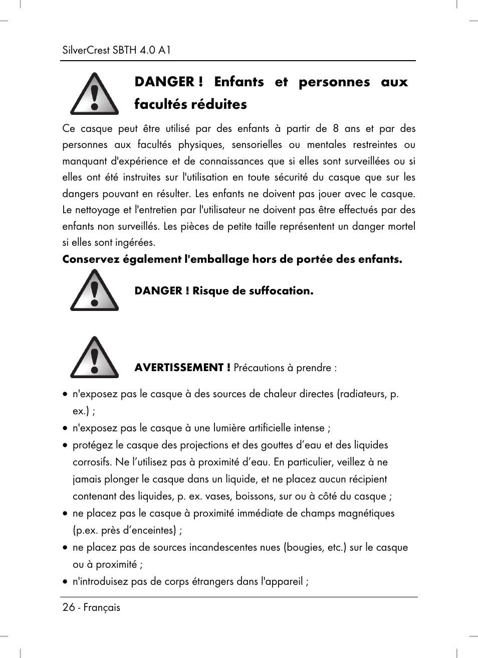 Silvercrest SBTH 4.0 A1 User Manual | Page 28 / 76