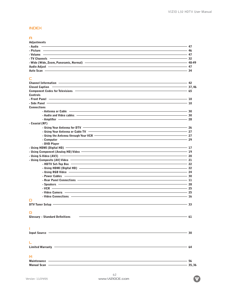 Digital Media Wire L32 User Manual | Page 62 / 81