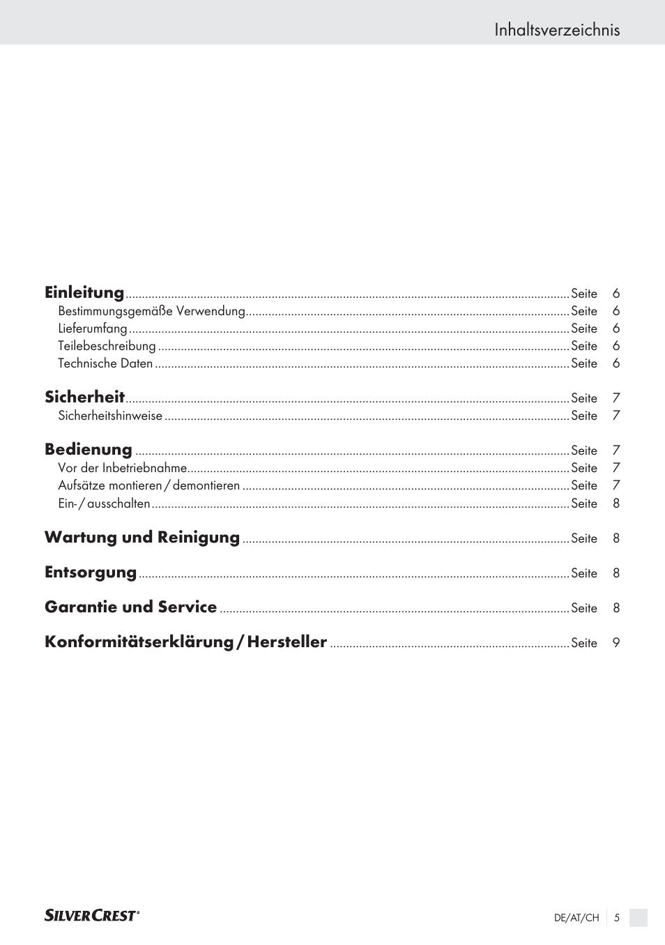 Silvercrest SHS 12.0 A2 User Manual | Page 4 / 27