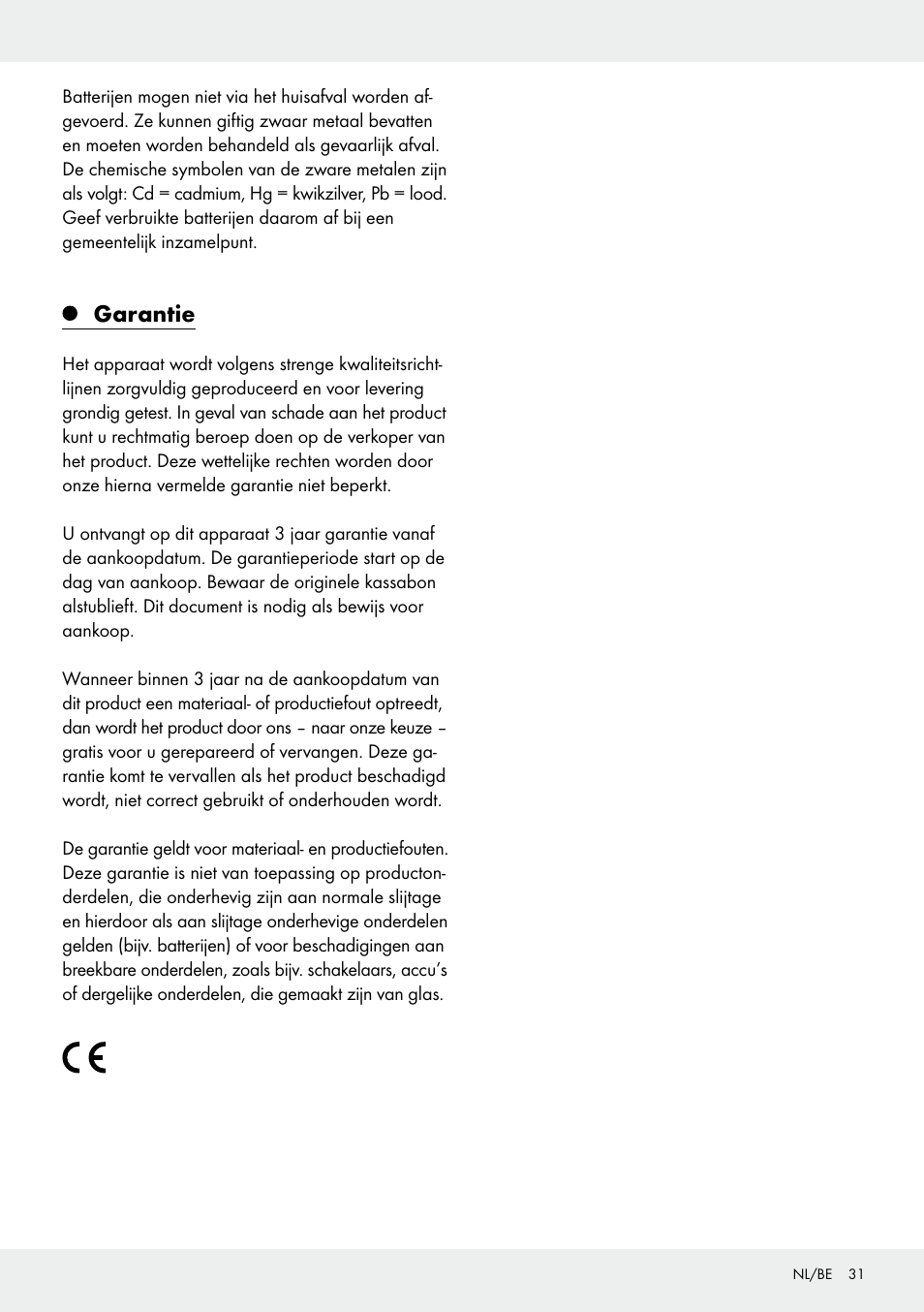 Garantie | Silvercrest 109650-14-01/109650-14-02 User Manual | Page 31 / 37