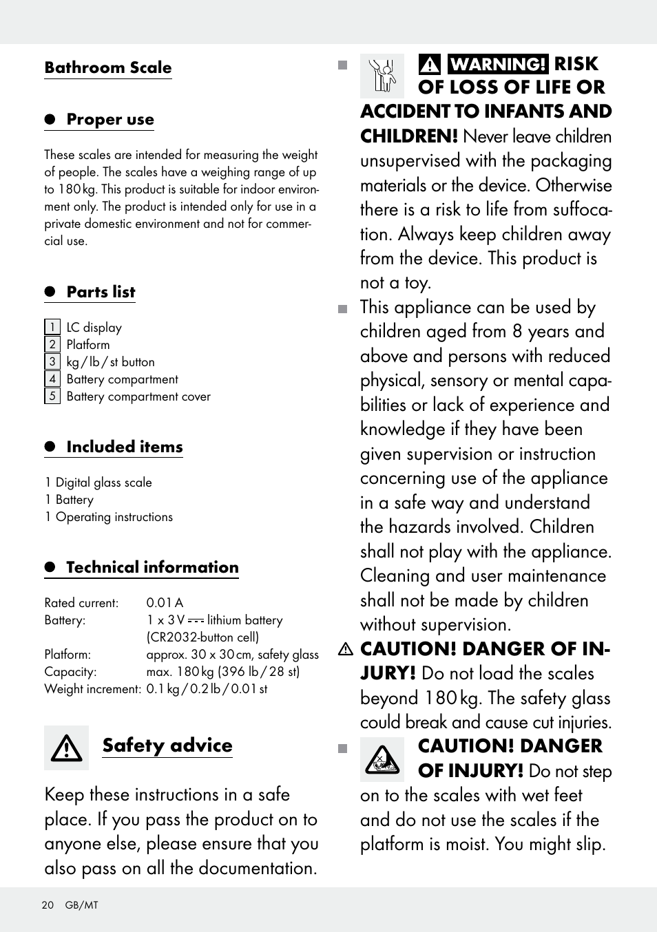 Silvercrest 109650-14-01/109650-14-02 User Manual | Page 20 / 30