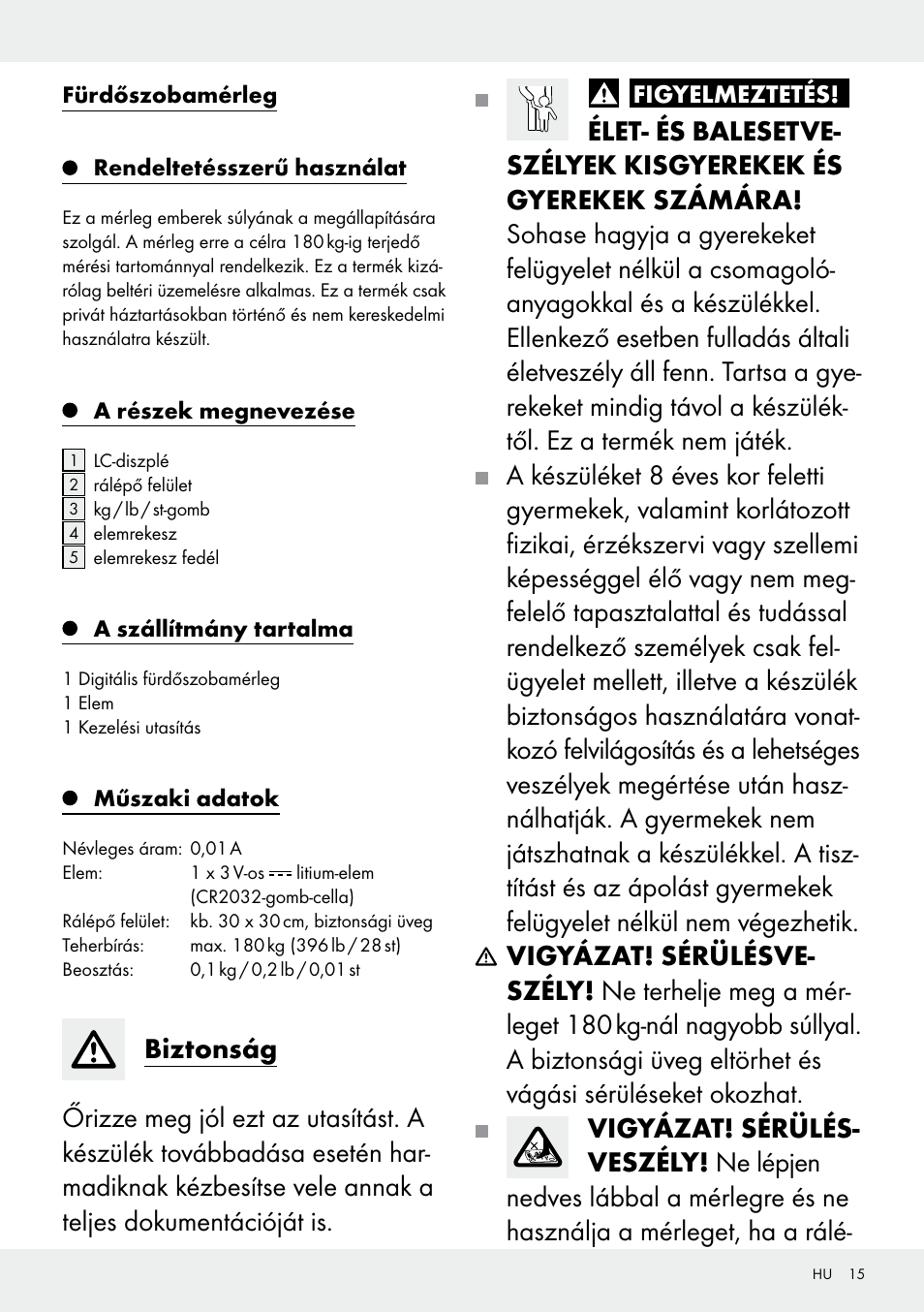 Silvercrest 109650-14-01/109650-14-02 User Manual | Page 15 / 38