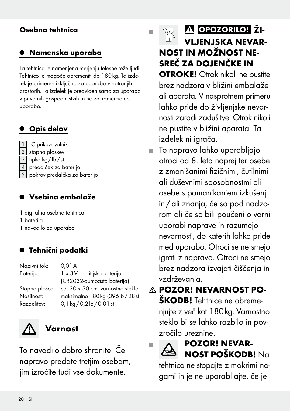 Silvercrest 109650-14-01/109650-14-02 User Manual | Page 20 / 38