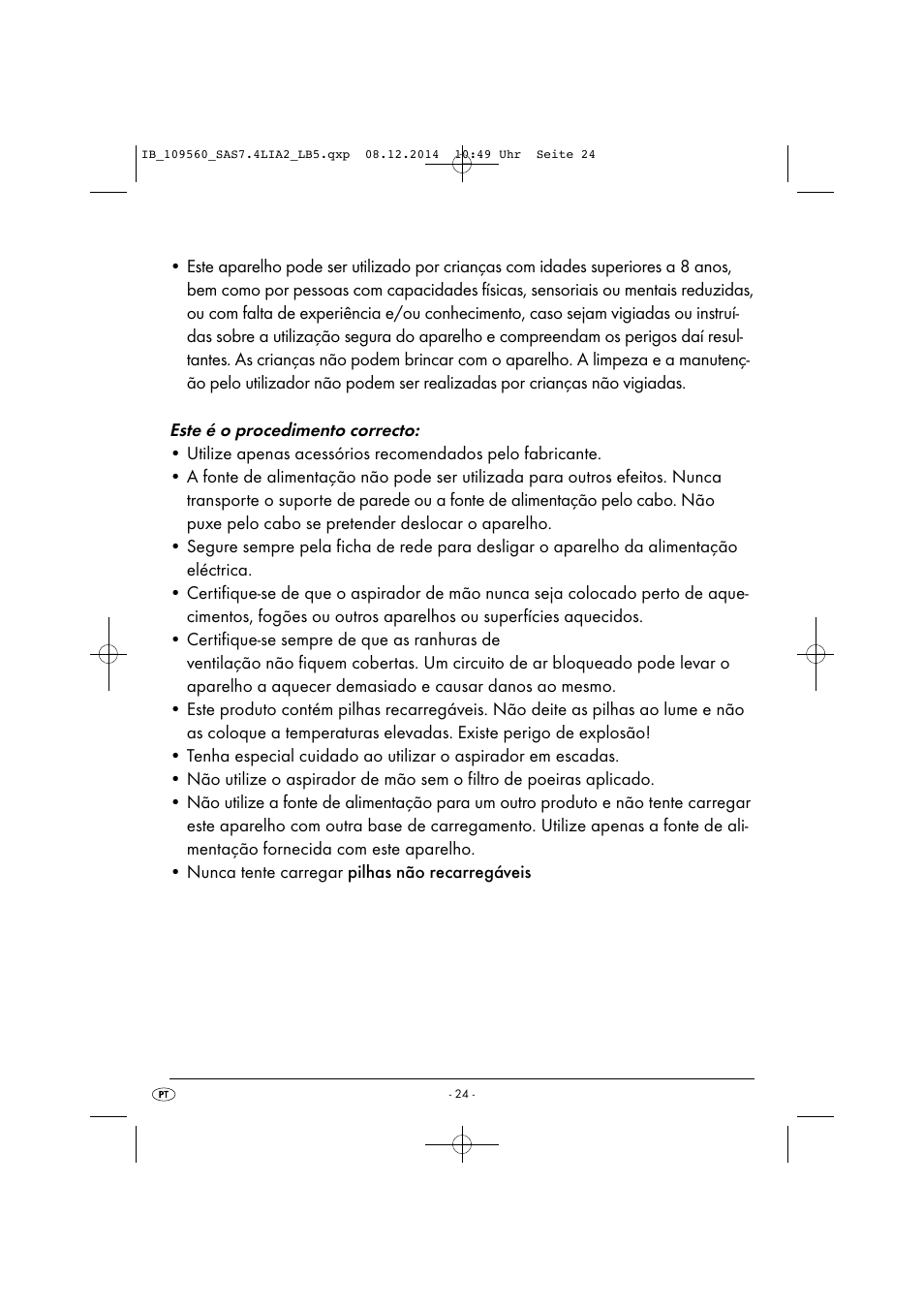 Silvercrest ASPIRADOR DE MANO CON BATERÍA DE IONES DE LITIO MINI ASPIRAPOLVERE/LIQUIDI RICARICABILE SAS 7.4 LI A2 User Manual | Page 27 / 51