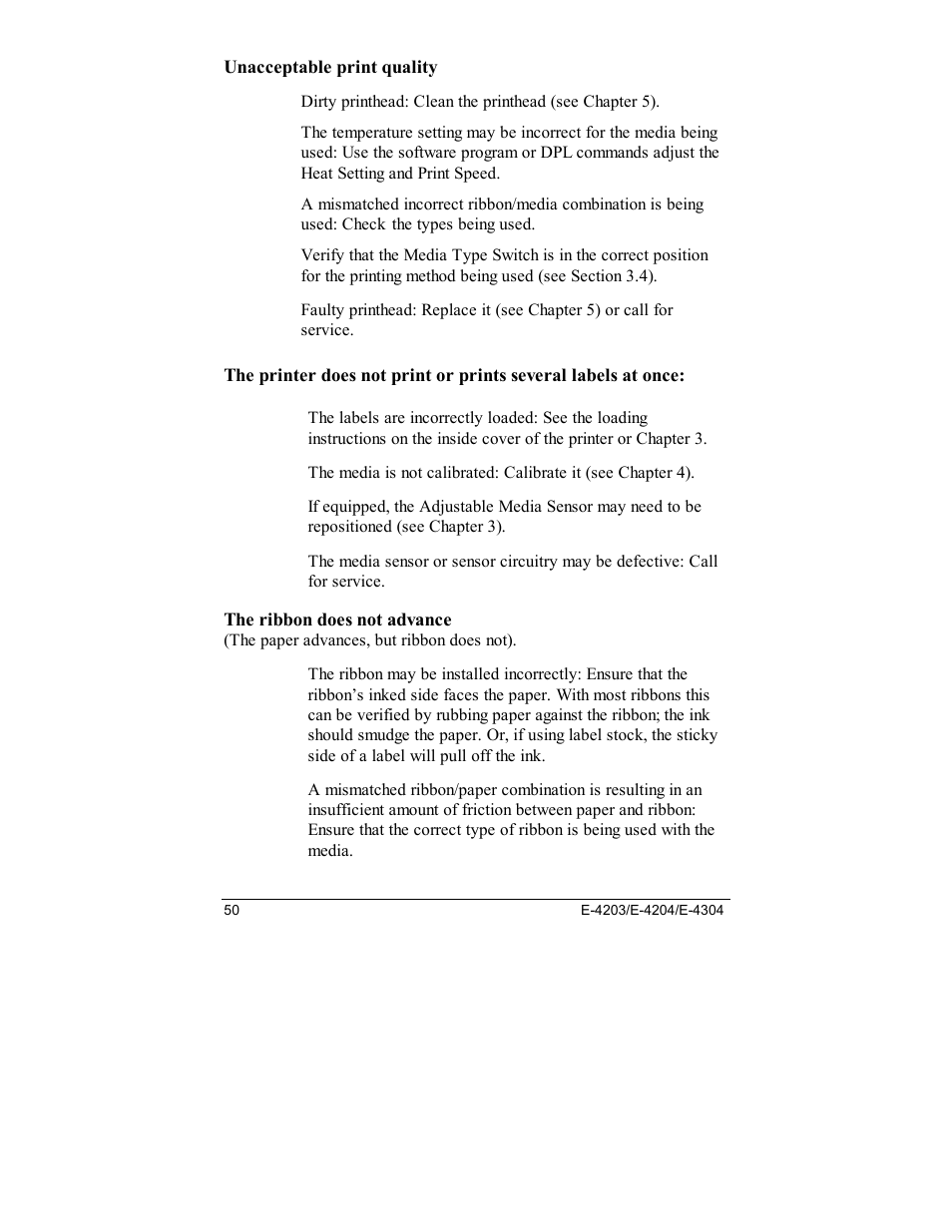 Datamax E-4203 User Manual | Page 60 / 92