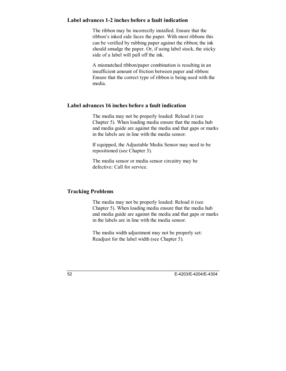 Datamax E-4203 User Manual | Page 62 / 92