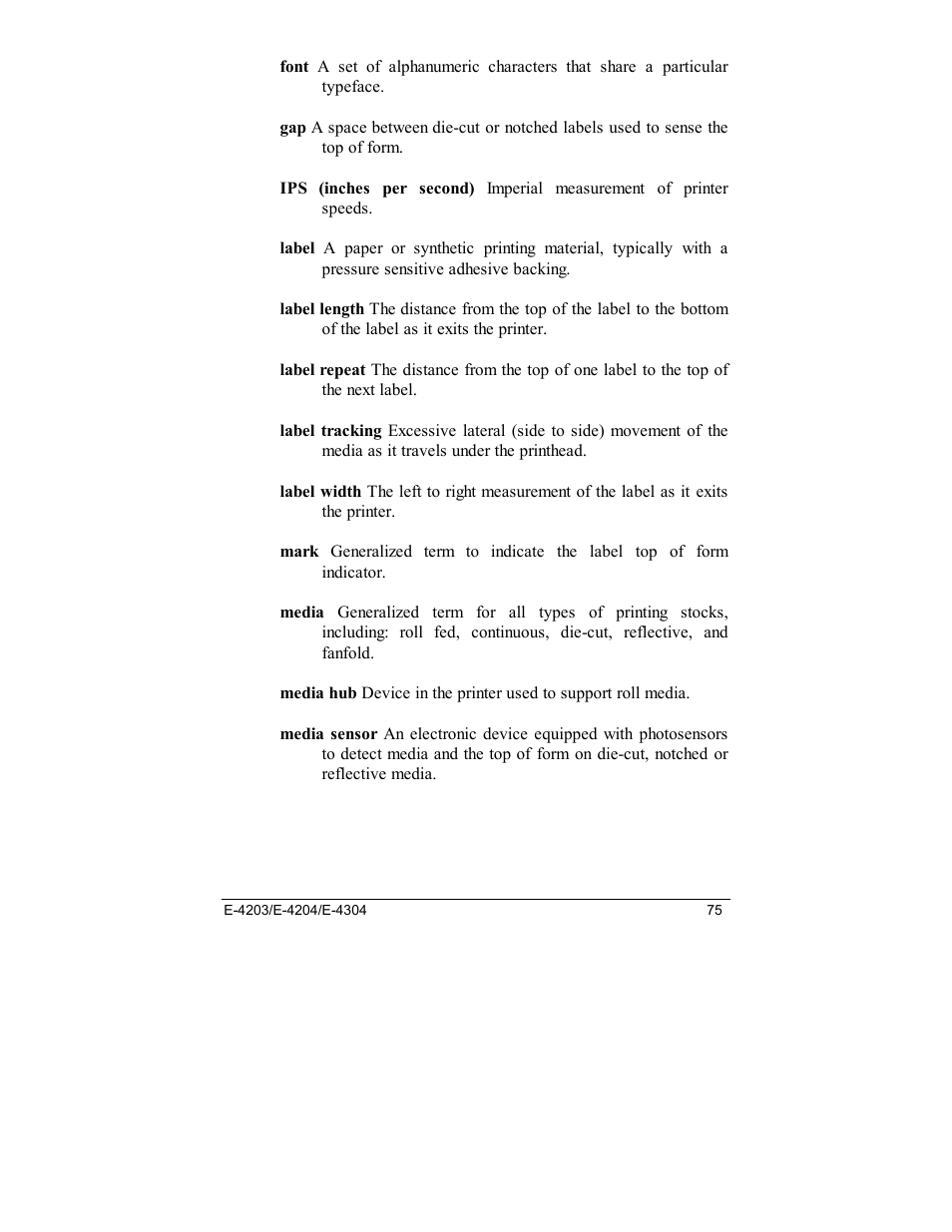 Datamax E-4203 User Manual | Page 85 / 92