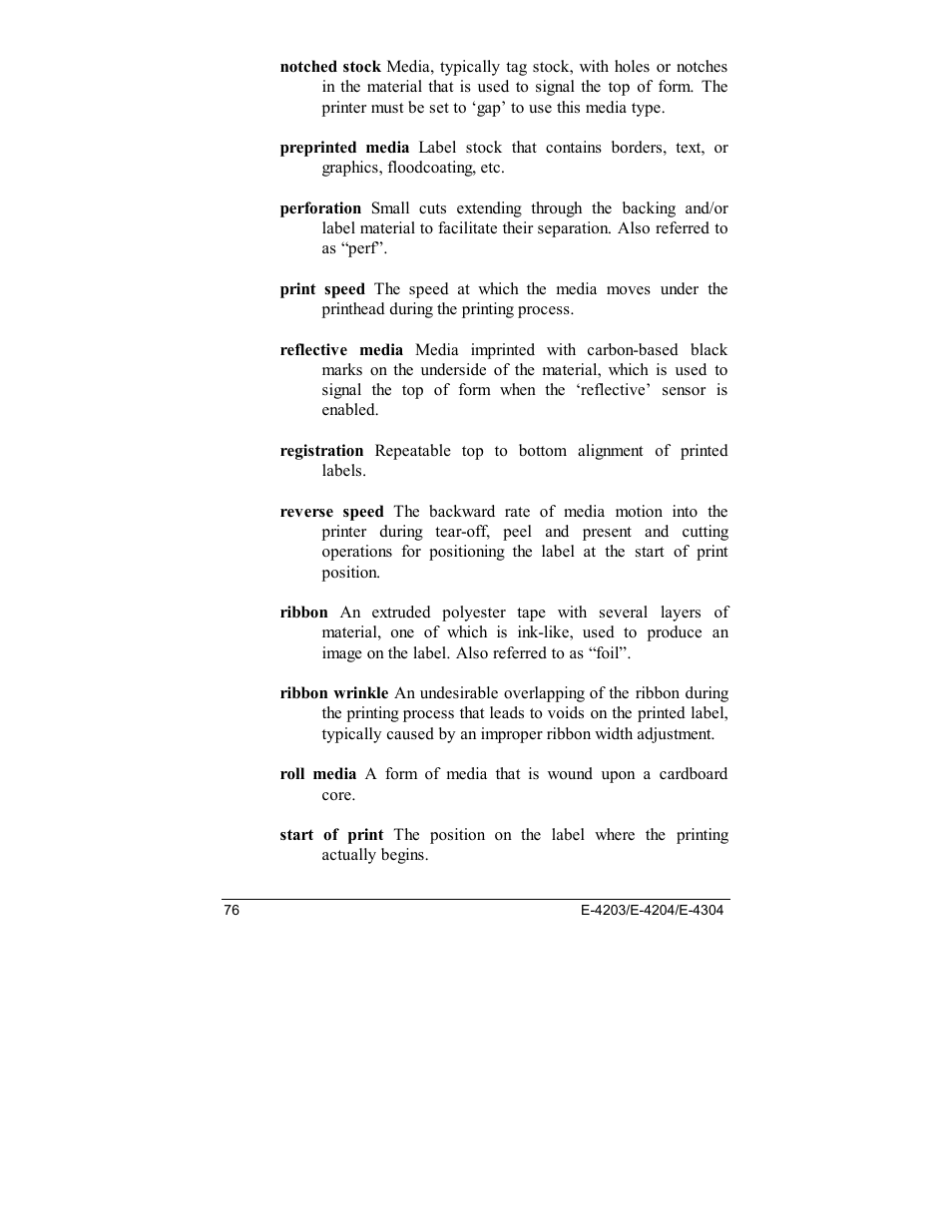 Datamax E-4203 User Manual | Page 86 / 92