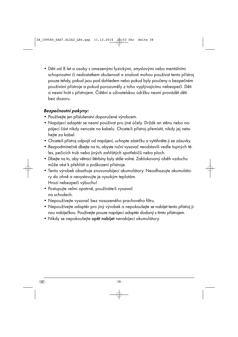 Silvercrest SAS 7.4 LI A2 User Manual | Page 41 / 63