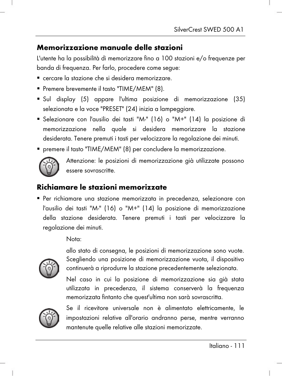 Silvercrest SWED 500 A1 User Manual | Page 113 / 160