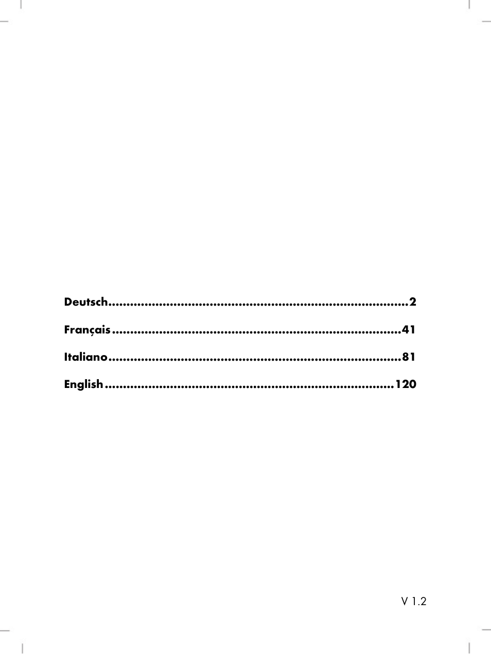 Silvercrest SWED 500 A1 User Manual | Page 3 / 160