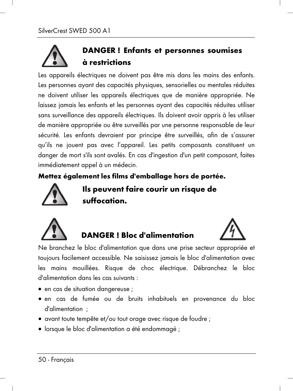 Silvercrest SWED 500 A1 User Manual | Page 52 / 160